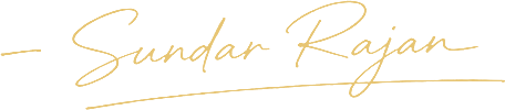 Signed, Sundar Rajan
